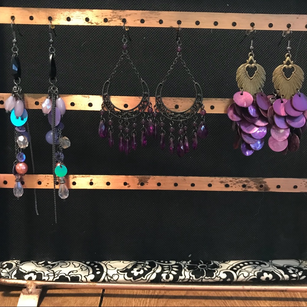 Lot of 3 sets of earrings